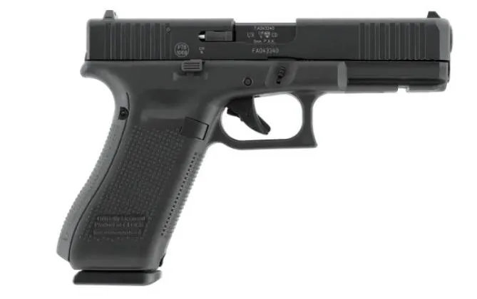 Gock 17 Gen5  9mm P.A.K. SRS Black